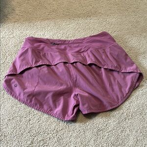 Women's Mauve Athletic Shorts